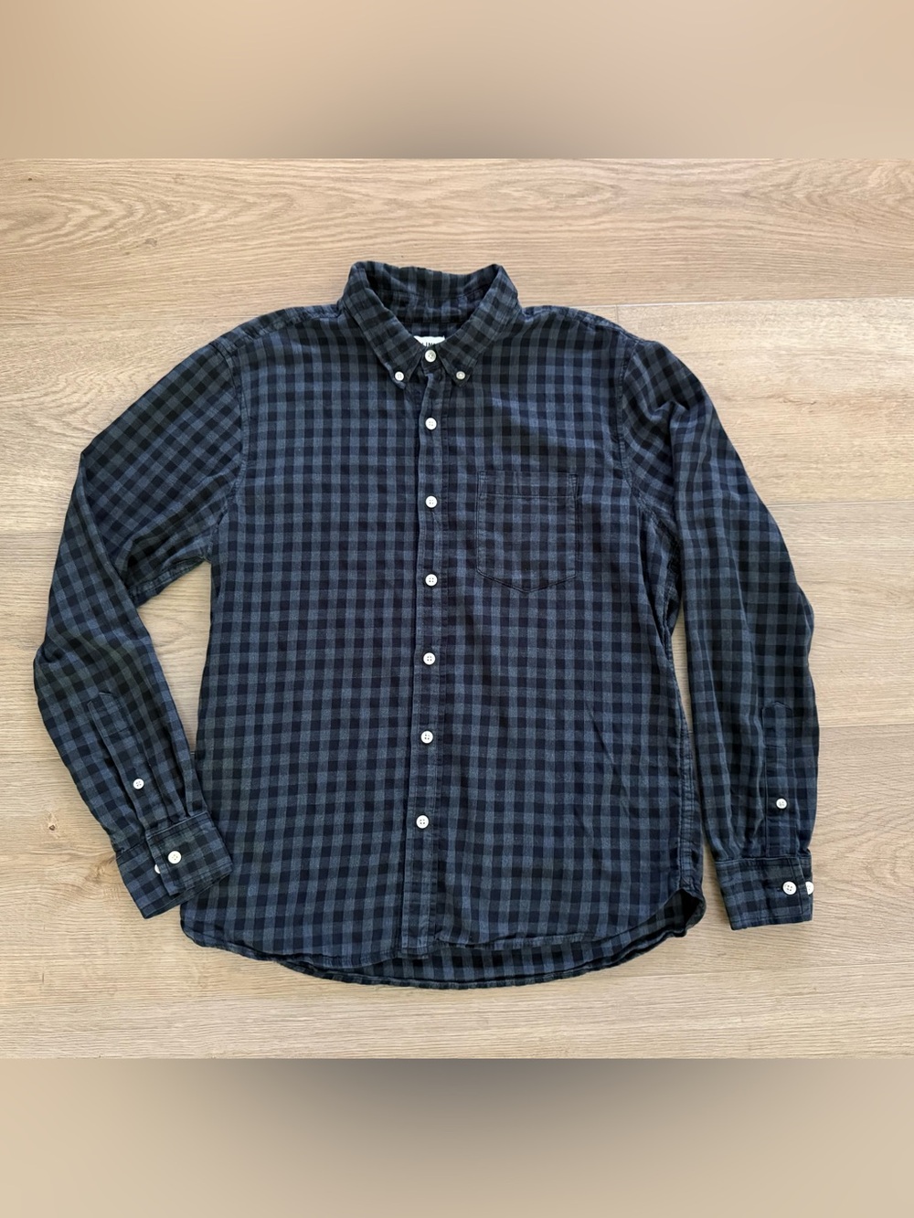Flint and Tinder Men’s Gingham Button Down Shirt Made in USA M